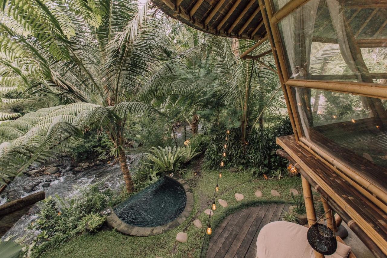 Villa Hideout Eco Bamboo House Bali Selat Esterno foto