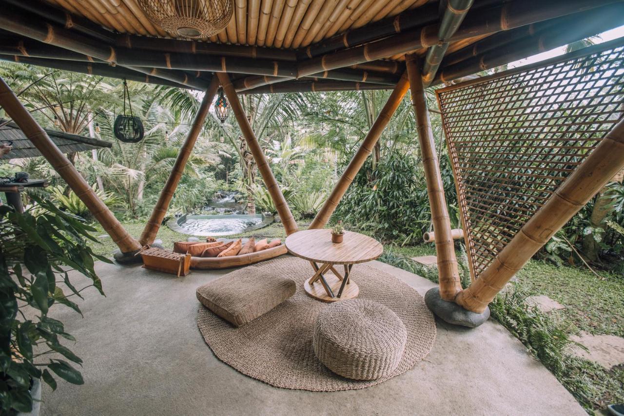 Villa Hideout Eco Bamboo House Bali Selat Esterno foto