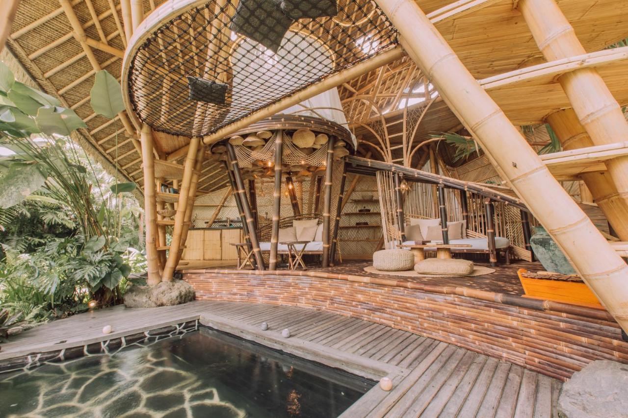 Villa Hideout Eco Bamboo House Bali Selat Esterno foto