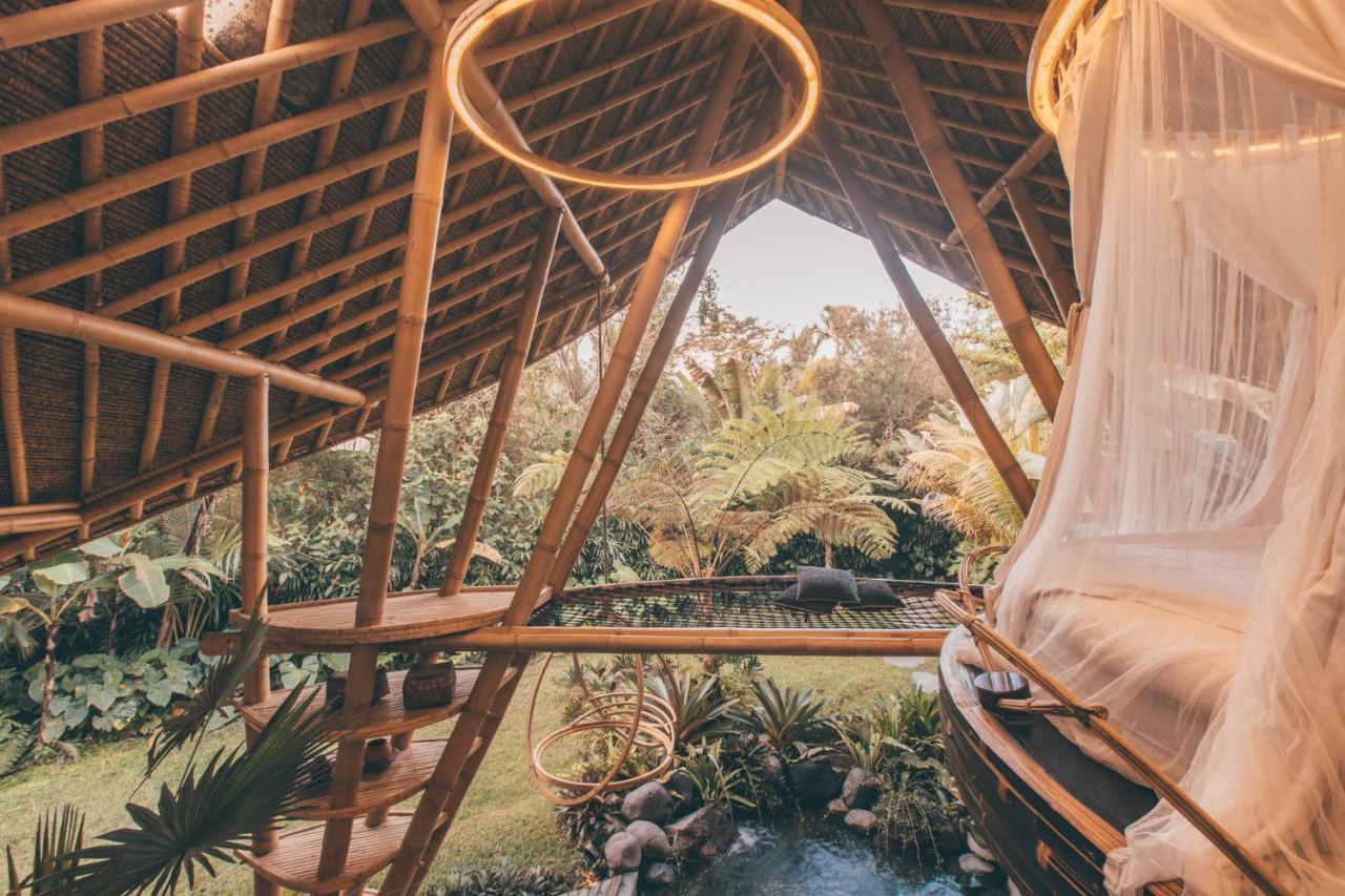 Villa Hideout Eco Bamboo House Bali Selat Esterno foto